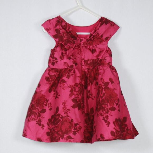 Baker by Ted Baker Magenta Floral Girl's Dress Size 2 Years - Picture 4 of 9